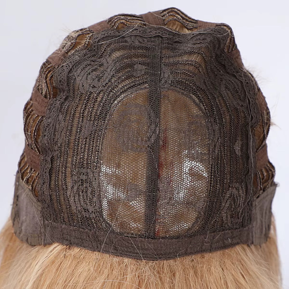 Nia Blonde Synthetic Straight Wig with Bangs