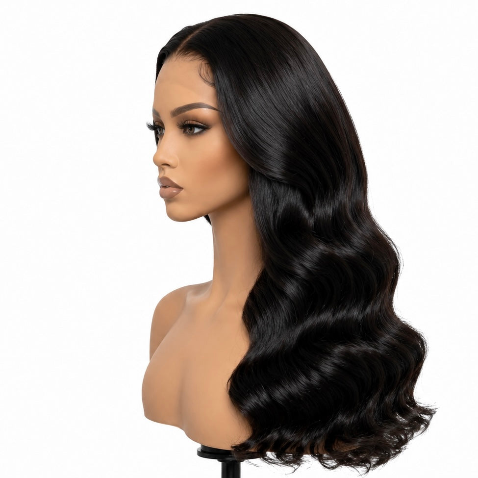 Posh Trio 100% Human Hair Glueless Body Wave Wig | 5x5 or 13x4