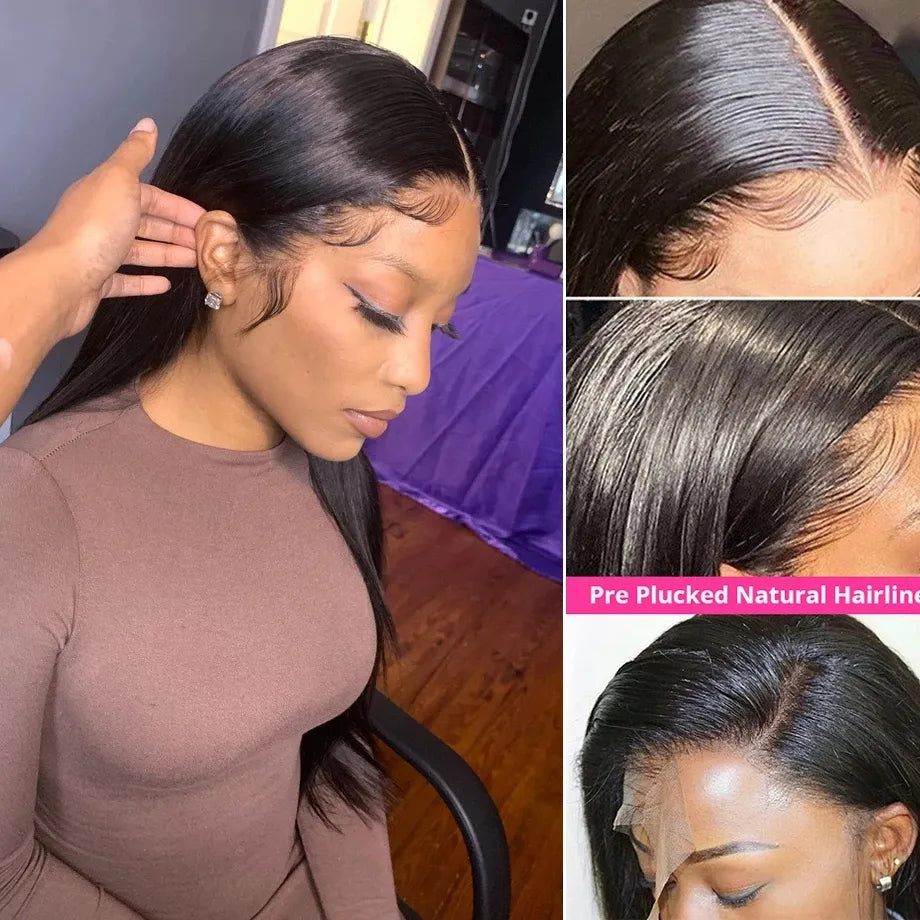 Sleek Perfection Straight 13x4 Lace Front | 180% Density | 100% Human Hair