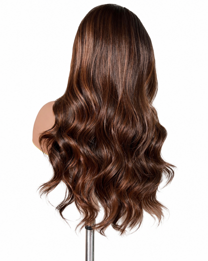 Product Title
The Milan Wig | 13x4 Brown Highlight Body Wave Ready-to-Wear Glueless Wig