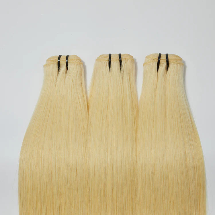 Premium 12A 100% Human Hair – 613 Blonde Straight