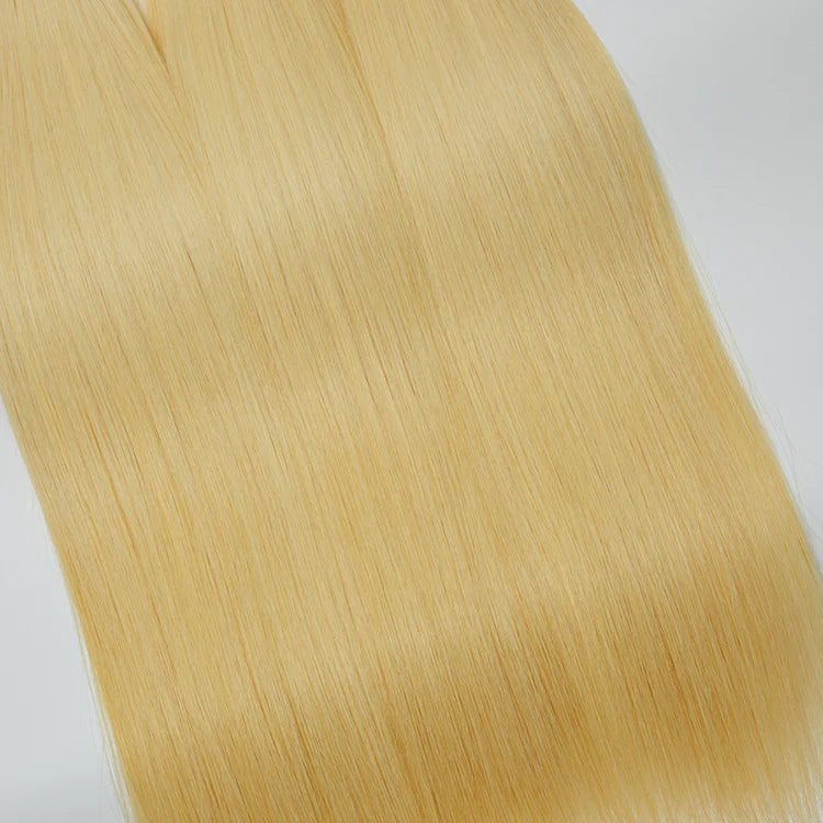 Premium 12A 100% Human Hair – 613 Blonde Straight