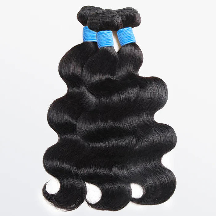 Virgin Body Wavy Hair – Natural Black (#1B)