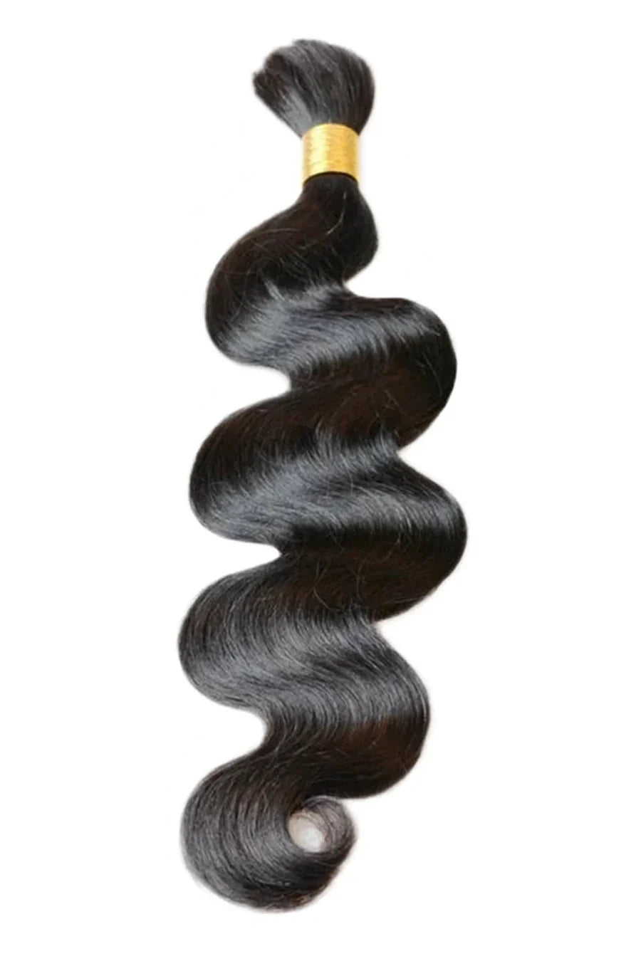 Posh Trio Bulk Boho Human Braiding Hair | Natural Black #1B Body Wave