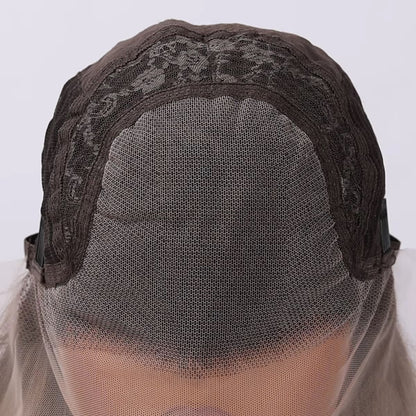 Posh Trio Beauty Ash Blonde & Espresso Ombré Lace Front Wig | 24” Synthetic