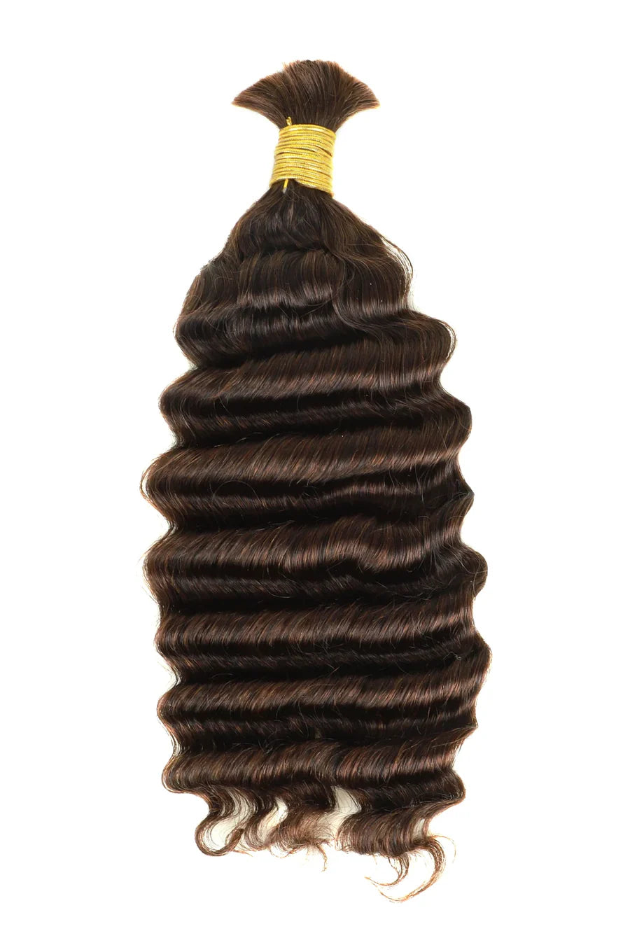 Posh Trio Bulk Boho Human Braiding Hair | Dark Brown #4 Deep Wave