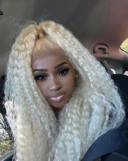Posh Trio 220% Density 613 Deep Wave Human Hair Glueless Lace Frontal Wig | 5x5 or 13x4