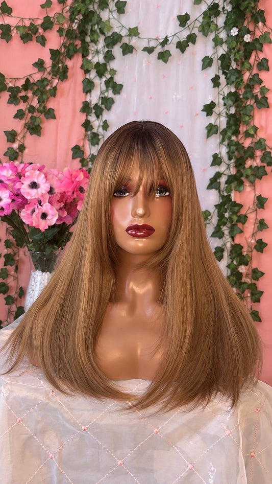 The Mila | 24” Layered Bang Wig