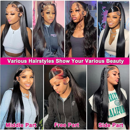 Sleek Perfection Straight 13x4 Lace Front | 180% Density | 100% Human Hair