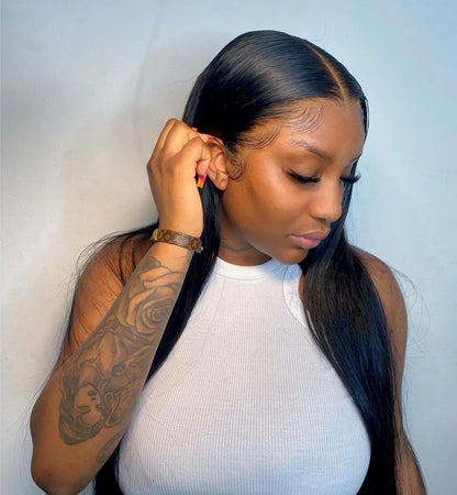Sleek Perfection Straight 13x4 Lace Front | 180% Density | 100% Human Hair