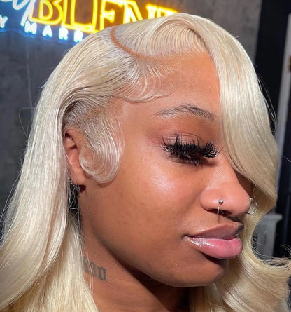 Posh Trio 220% Density 613 Body Wave Human Hair Glueless Lace Frontal Wig | 5x5 or 13x4