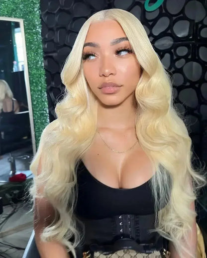 Posh Trio 220% Density 613 Body Wave Human Hair Glueless Lace Frontal Wig | 5x5 or 13x4