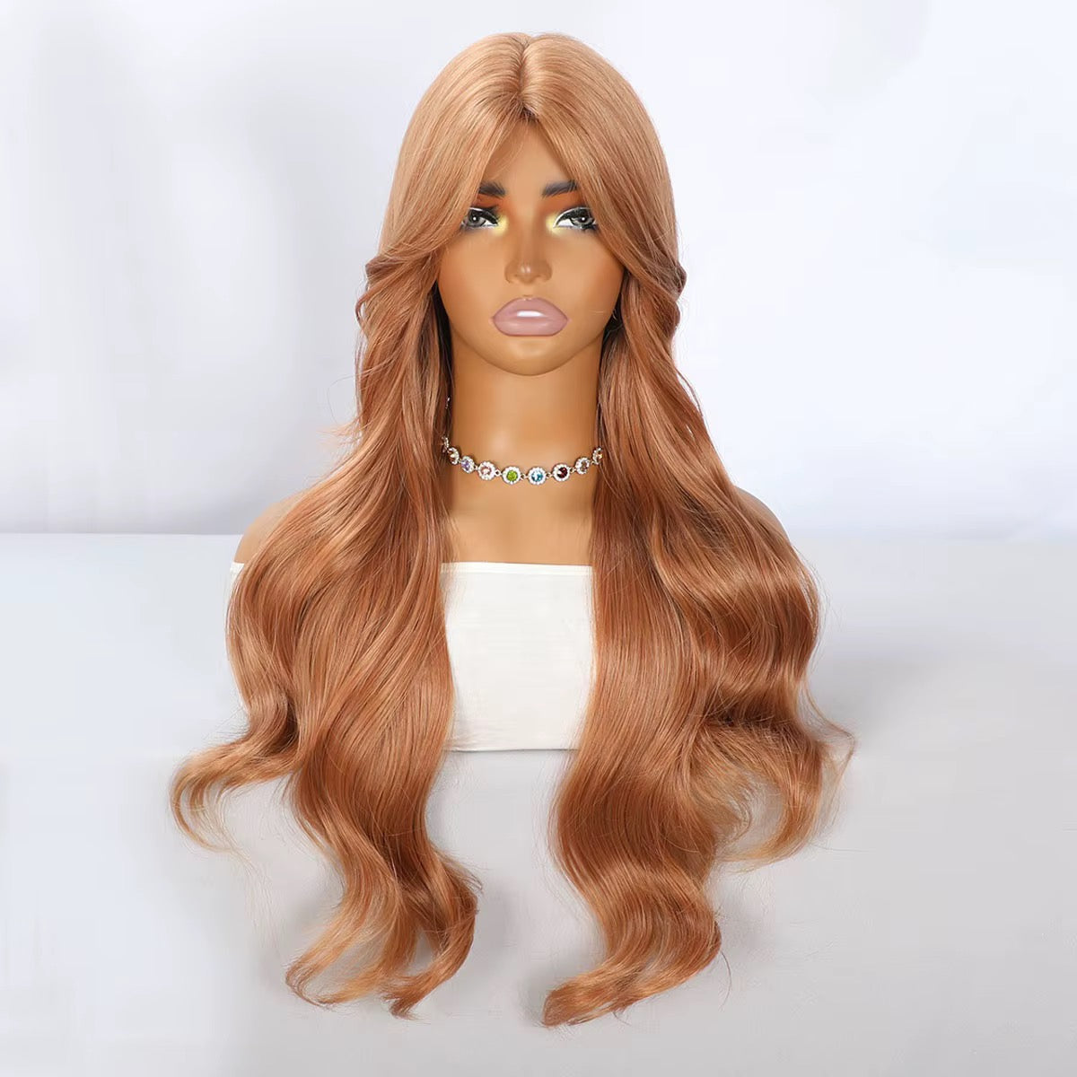 Posh Trio Beauty 26” Warm Copper Synthetic Wig