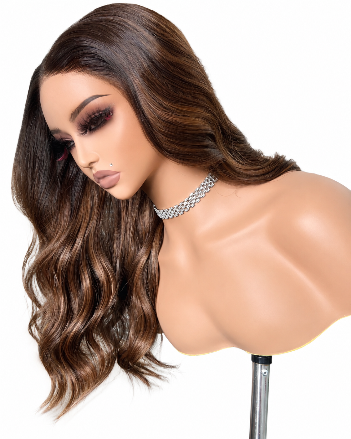 Product Title
The Milan Wig | 13x4 Brown Highlight Body Wave Ready-to-Wear Glueless Wig