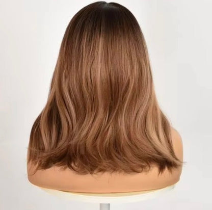 Mocha Melt | 20” Brown Ombré Layered Wig