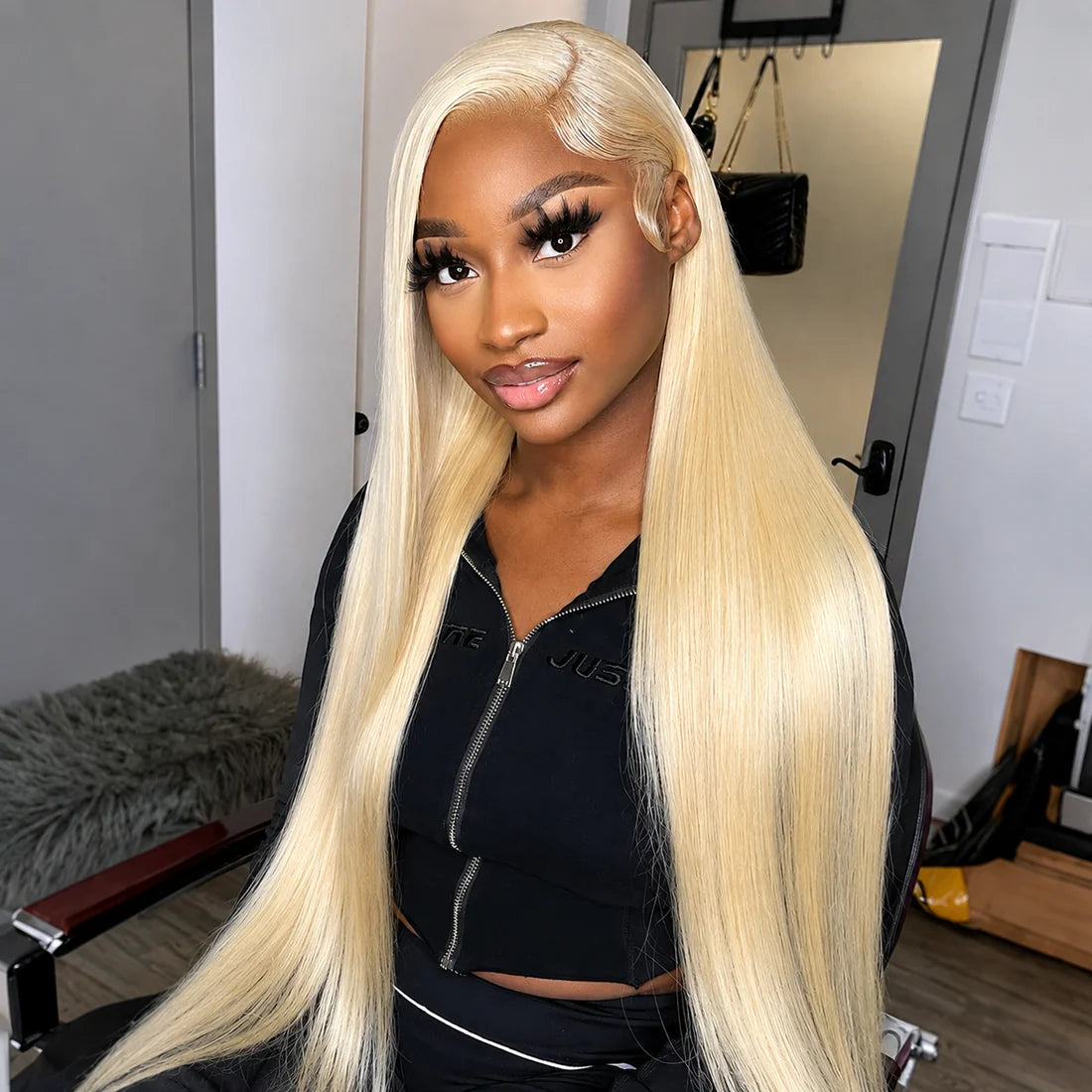 Posh Trio 220% Density 613 Straight Human Hair Glueless Lace Frontal Wig | 5x5 or 13x4