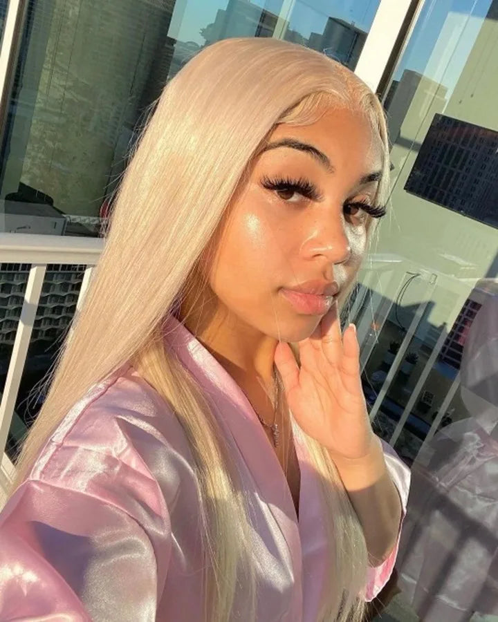 Posh Trio 220% Density 613 Straight Human Hair Glueless Lace Frontal Wig | 5x5 or 13x4