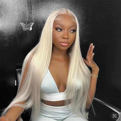 Posh Trio 220% Density 613 Straight Human Hair Glueless Lace Frontal Wig | 5x5 or 13x4
