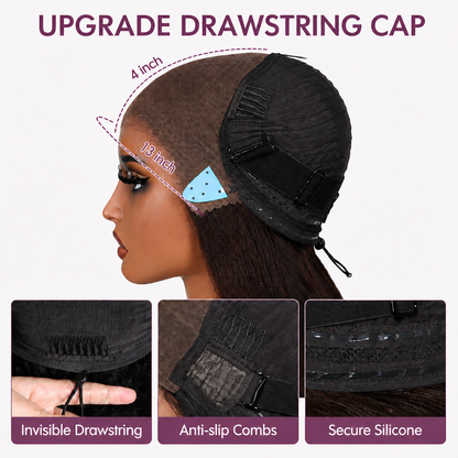 Posh Trio 220% Density 99J Body Wave Human Hair Glueless Lace Frontal Wig | 5x5 or 13x4