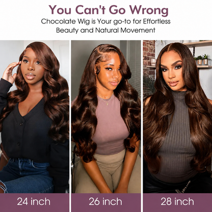 Posh Trio 220% Density Highlight 4/27 Body Wave Human Hair Glueless Lace Frontal Wig | 5x5 or 13x4 (Copy)