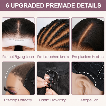 Posh Trio 220% Density Highlight 4/27 Body Wave Human Hair Glueless Lace Frontal Wig | 5x5 or 13x4 (Copy)