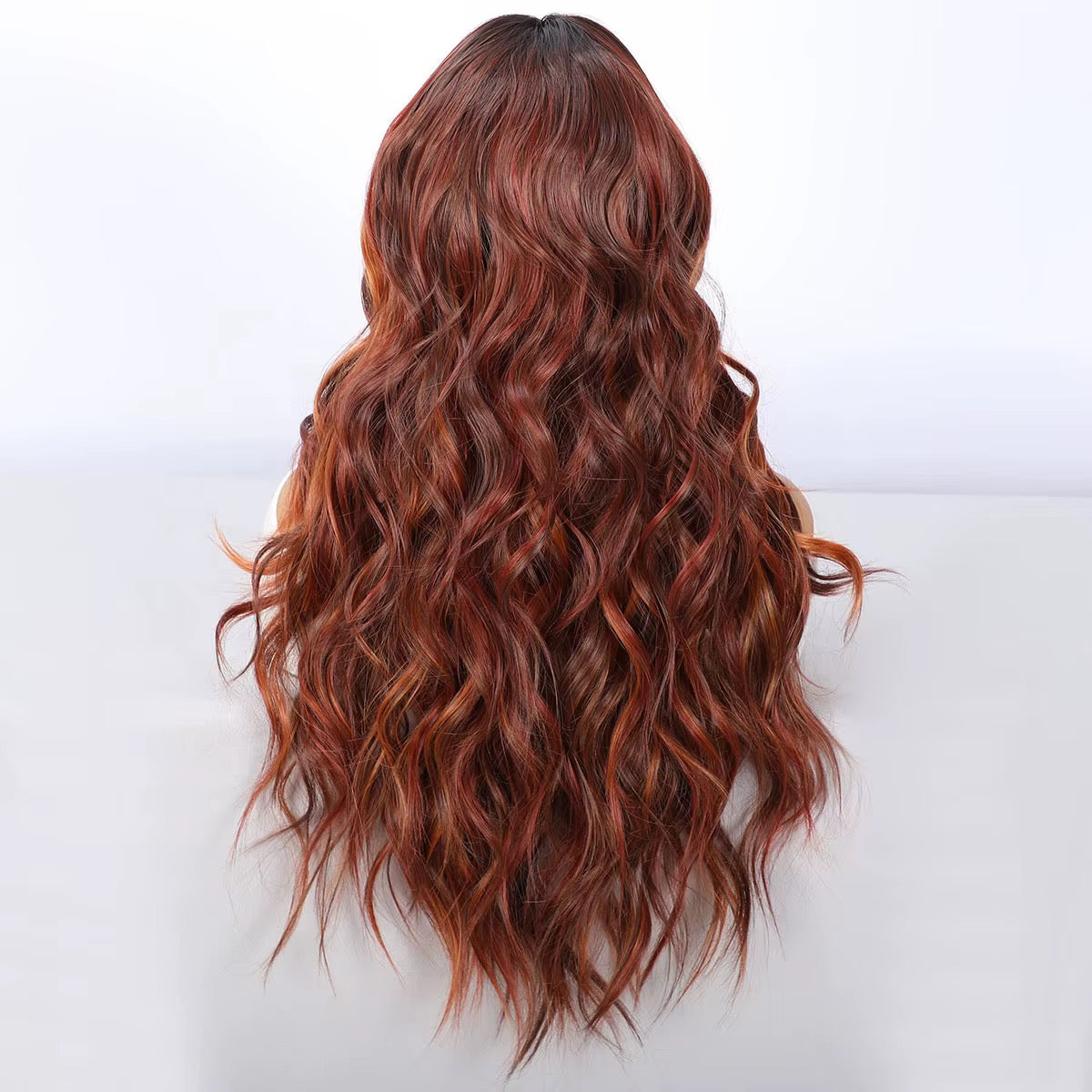Ember | 26” Copper Highlight 13×4 Synthetic Lace Front Wig