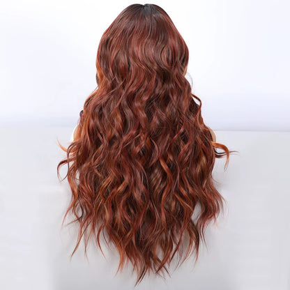 Ember | 26” Copper Highlight 13×4 Synthetic Lace Front Wig