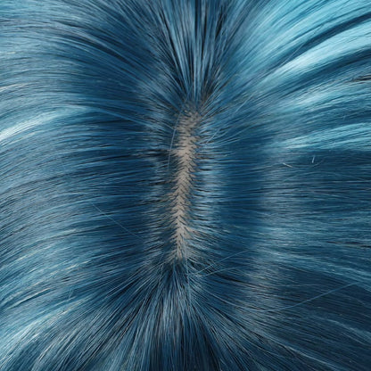 Sapphire | 14” Teal Blue Wavy Bob Wig