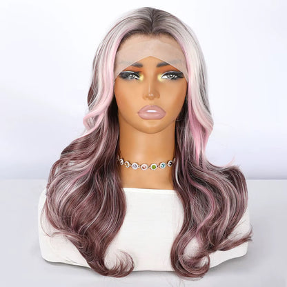Blush | 22” Pink Frost 13x4 Lace Front Wig