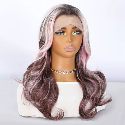 Blush | 22” Pink Frost 13x4 Lace Front Wig
