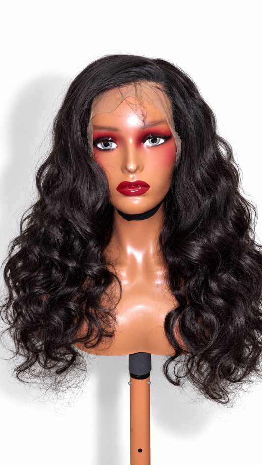 The Amara | High Fiber + Human Hair Blend 20” Wavy Lace Front Wig