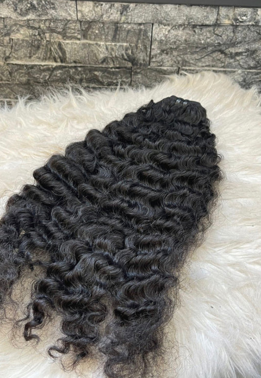 Burmese Curly Virgin Hair Bundles