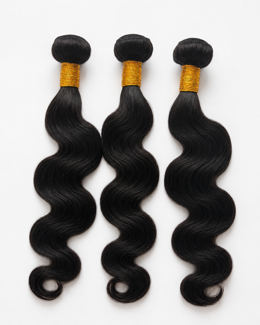 Posh Trio 3 Bundles Deal – 20 Inch Body Wave Human Hair Bundles – Virgin Remy Extensions