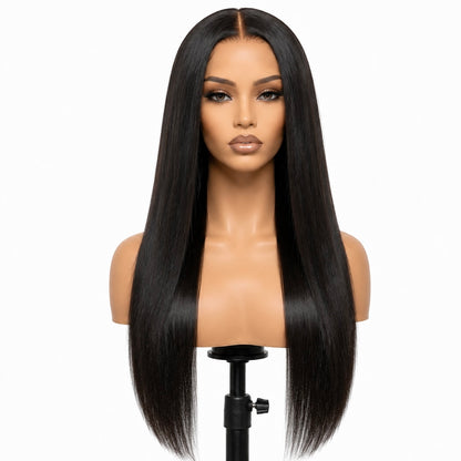 Posh Trio 100% Human Hair Glueless Straight Wig | 5x5 or 13x4