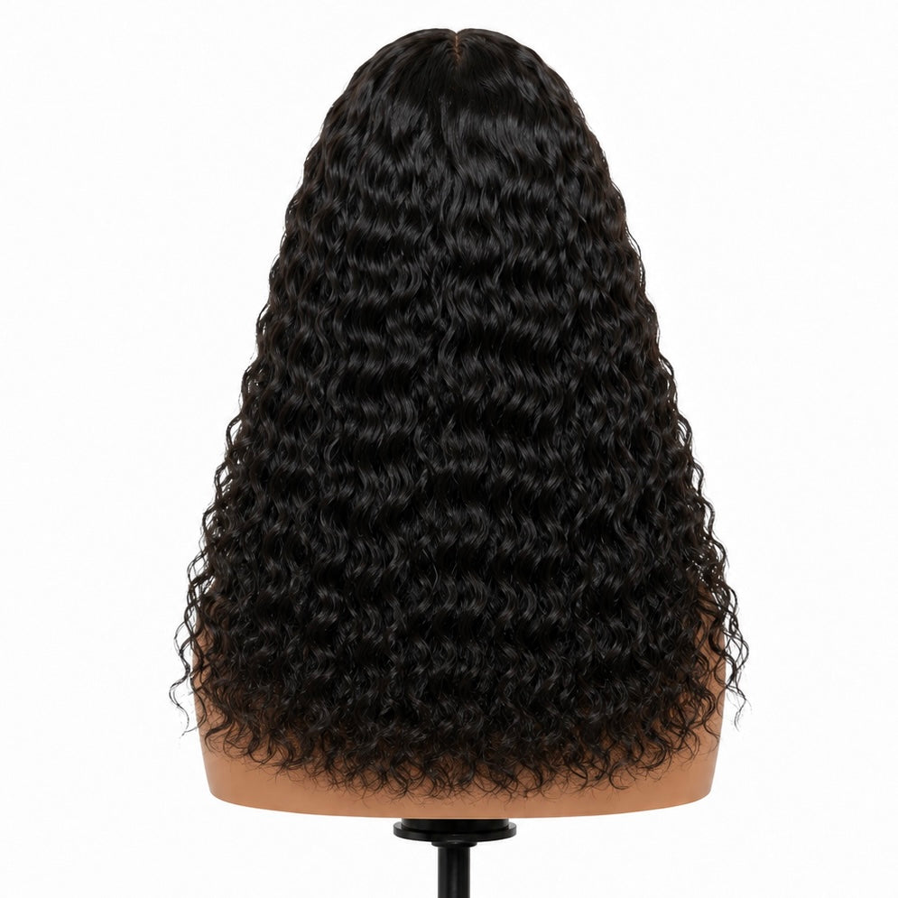 Posh Trio 100% Human Hair Glueless Deep Wave Wig | 5x5 or 13x4