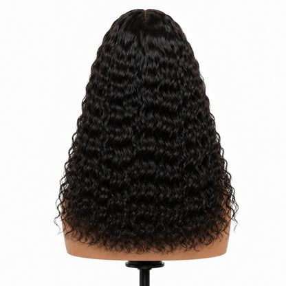 Posh Trio 100% Human Hair Glueless Deep Wave Wig | 5x5 or 13x4
