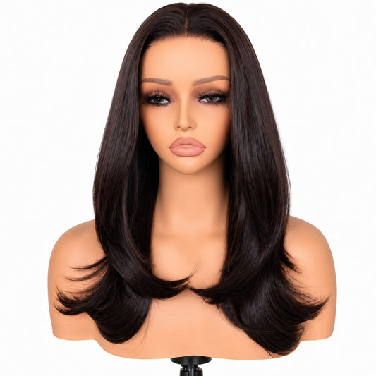 The Raven Wig | 13x6 Espresso Brown Ready-to-Wear Glueless Wig