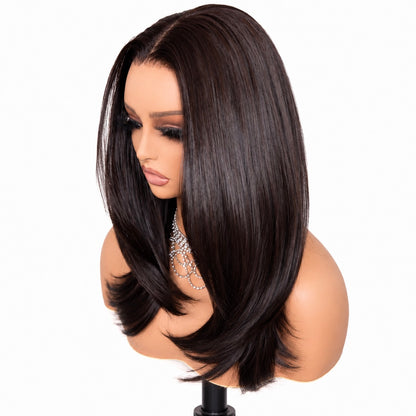 The Raven Wig | 13x6 Espresso Brown Ready-to-Wear Glueless Wig