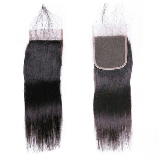 5" x 5" HD Straight Lace Closure – Natural Black (#1B)