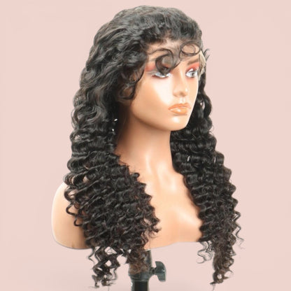 Goddess Wave Deep Wave Glueless Wig