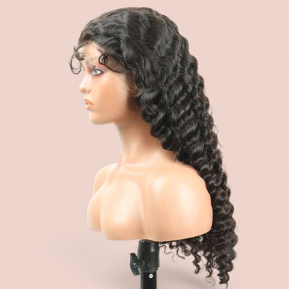 Goddess Wave Deep Wave Glueless Wig