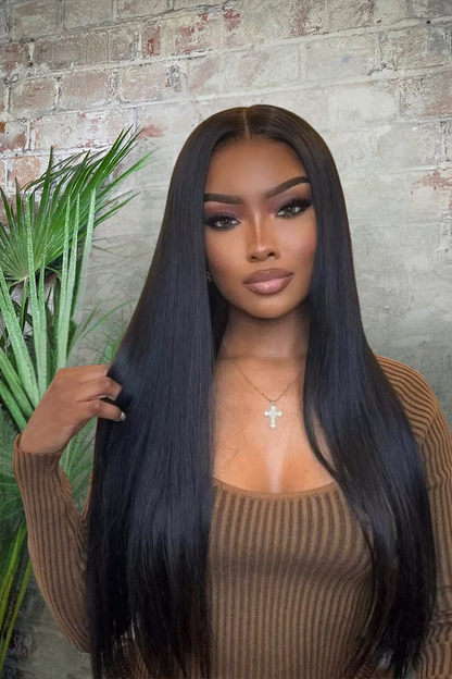 Sleek Perfection Straight 13x4 Lace Front | 180% Density | 100% Human Hair