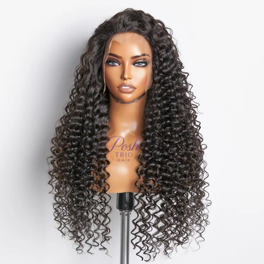 Goddess Wave Deep Wave Glueless Wig | 200% Density | 100% Human Hair | Ready-to-Wear