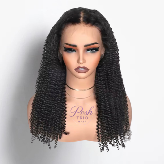 Kinky Curly Glueless Wig | 200% Density | 100% Human Hair | Ready-to-Wear