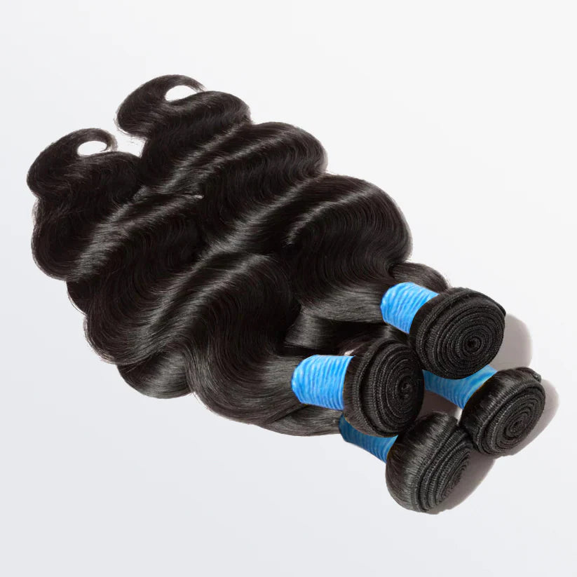 Virgin Body Wavy Hair – Natural Black (#1B)