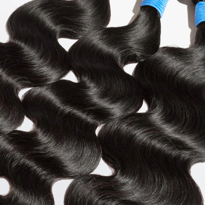 Virgin Body Wavy Hair – Natural Black (#1B)