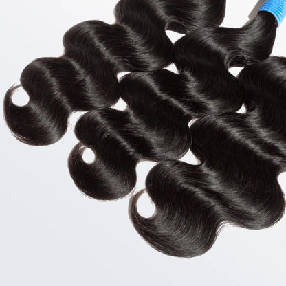Virgin Body Wavy Hair – Natural Black (#1B)