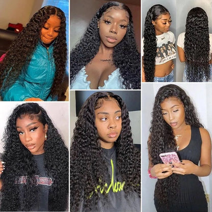 Goddess Wave | Deep Wave | 13x4 HD Lace – 180% Density | 100% Human Hair