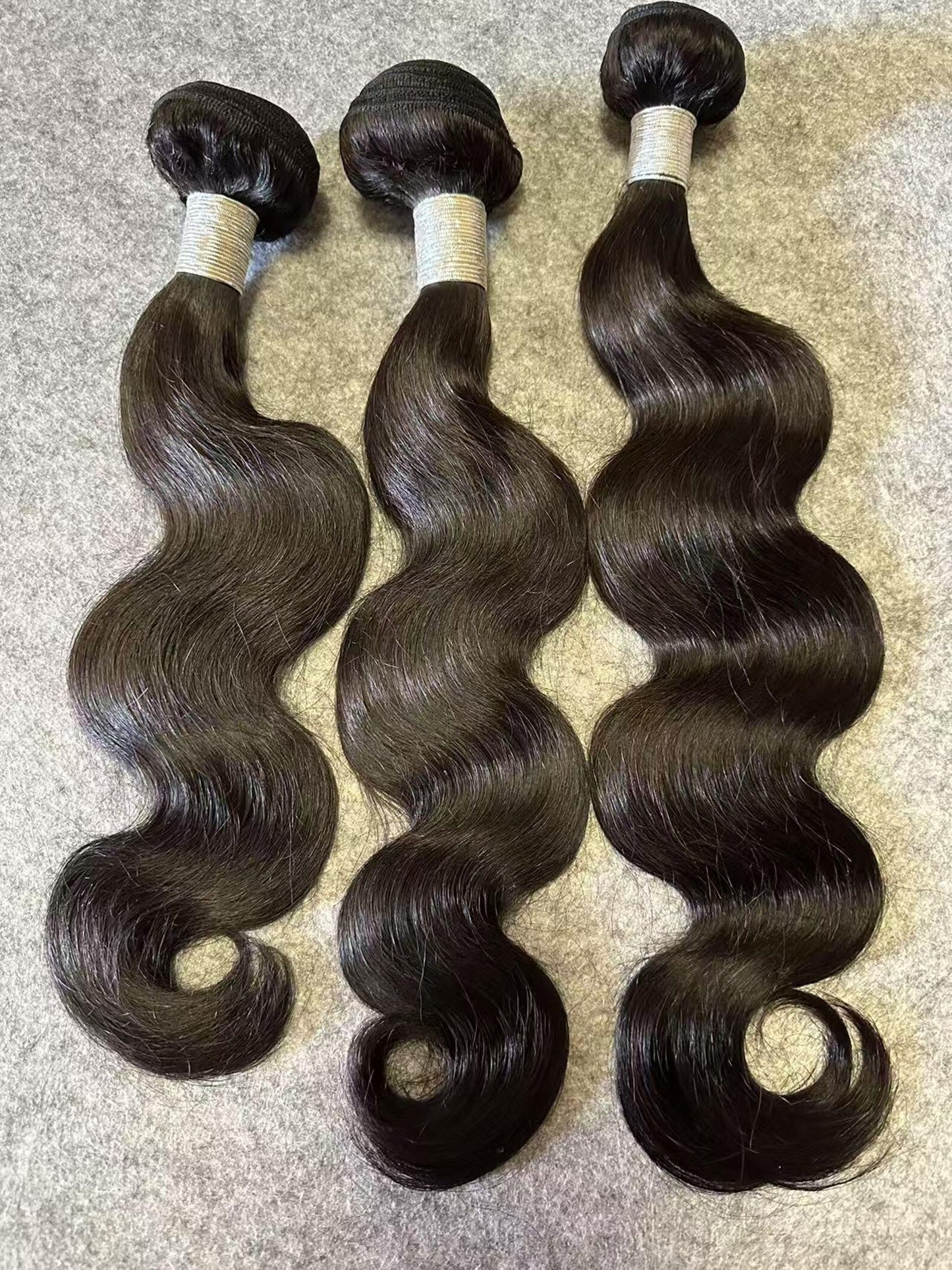 Virgin Body Wavy Hair – Natural Black (#1B)