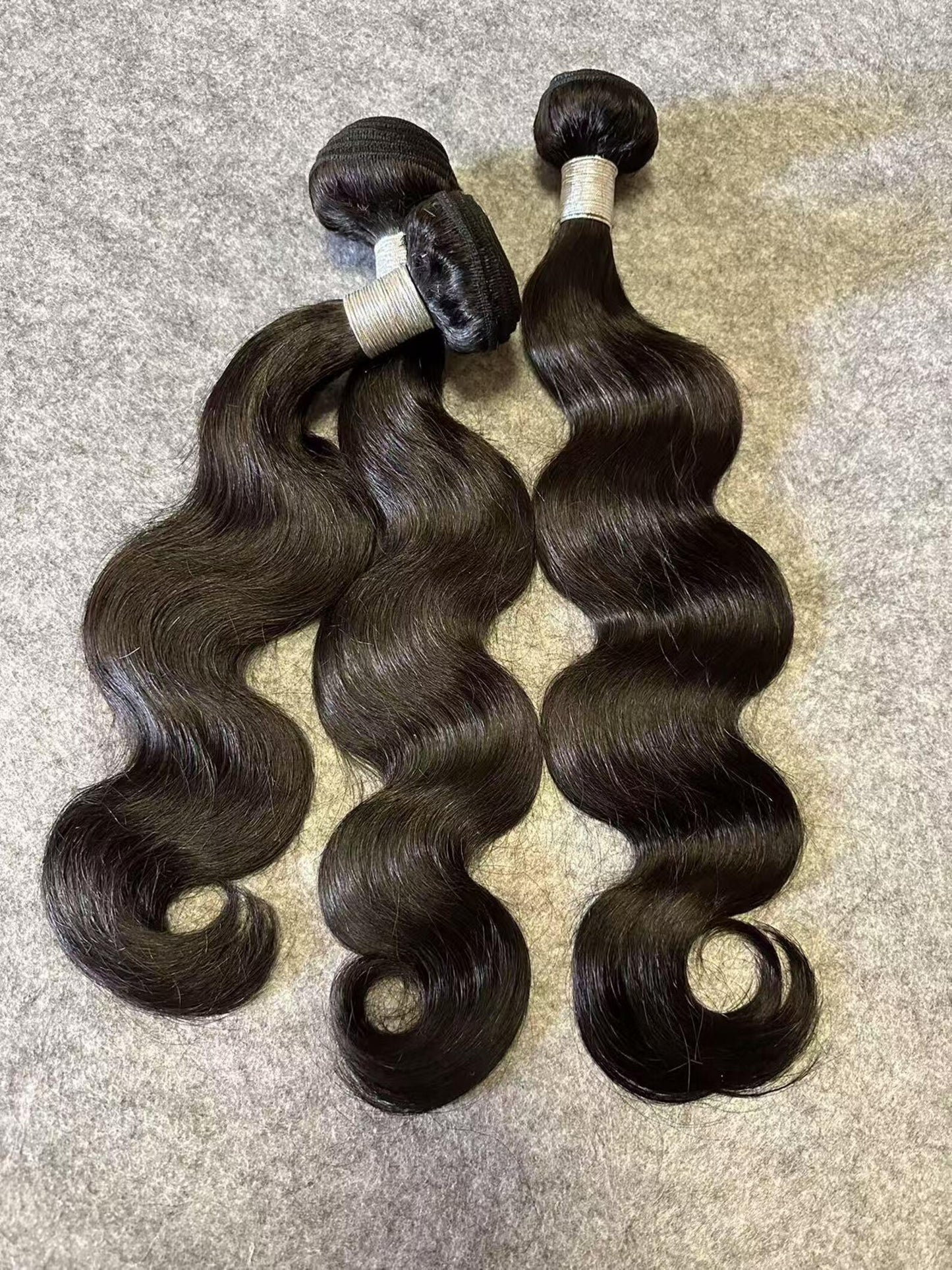 Virgin Body Wavy Hair – Natural Black (#1B)